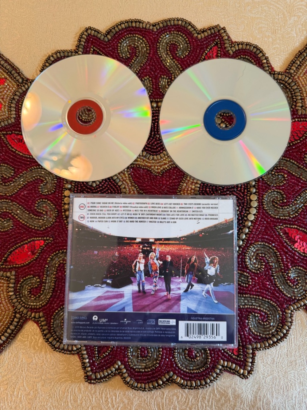 Def Leppard "Rock of Ages" used CD Set - Picture 2 of 2